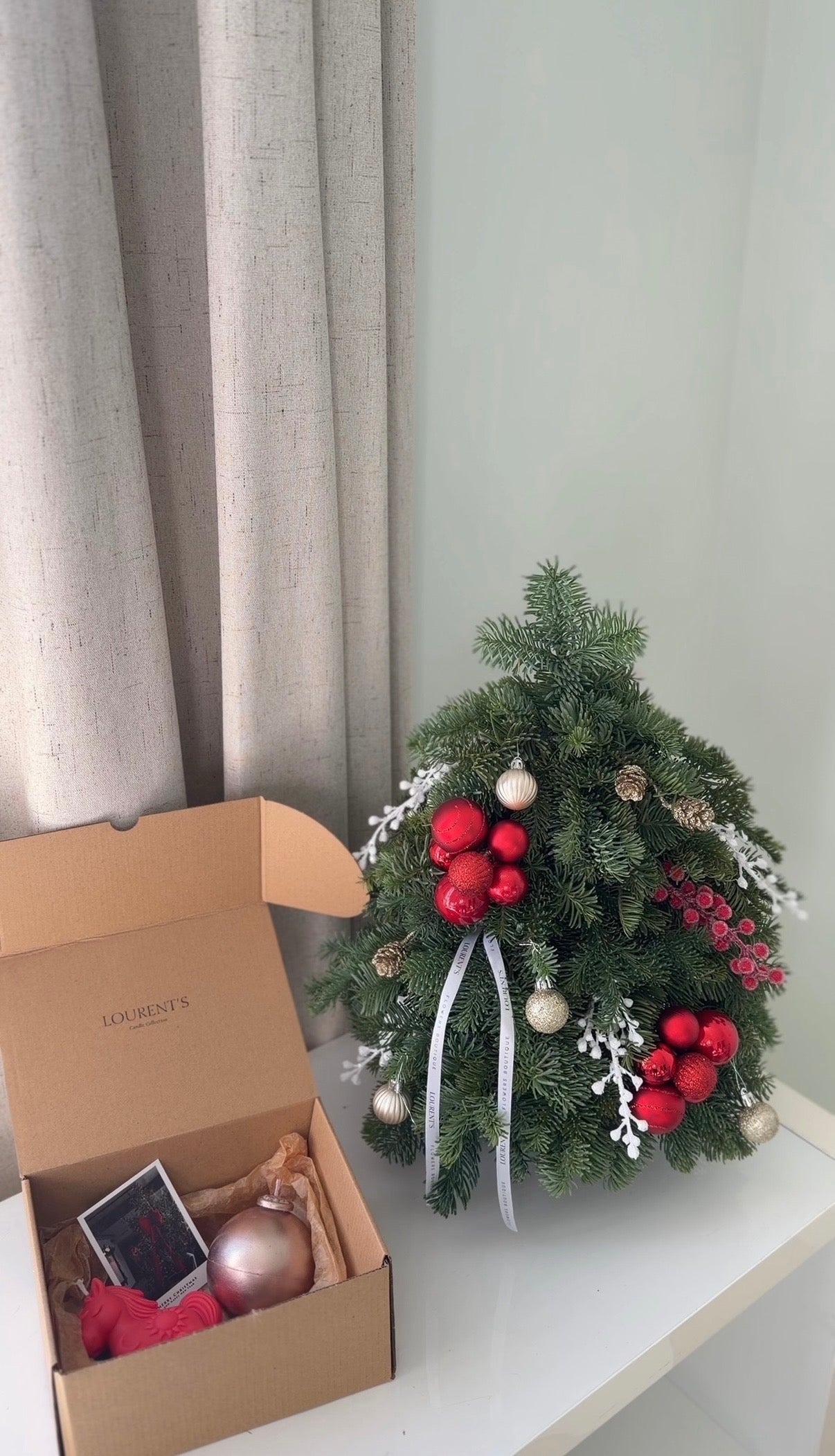 Red Christmas Tree
