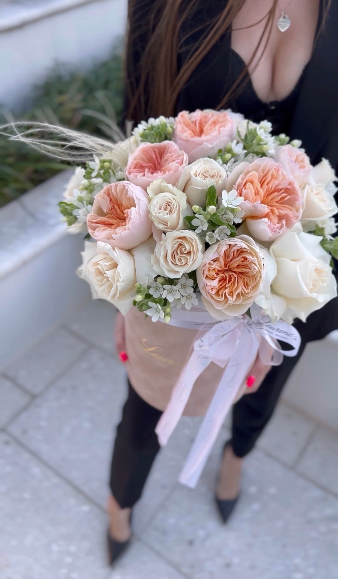 Flower Box “Peach Morning”