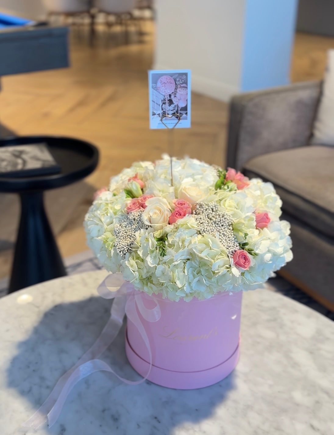 Large Flower Box “Happy Birthday”