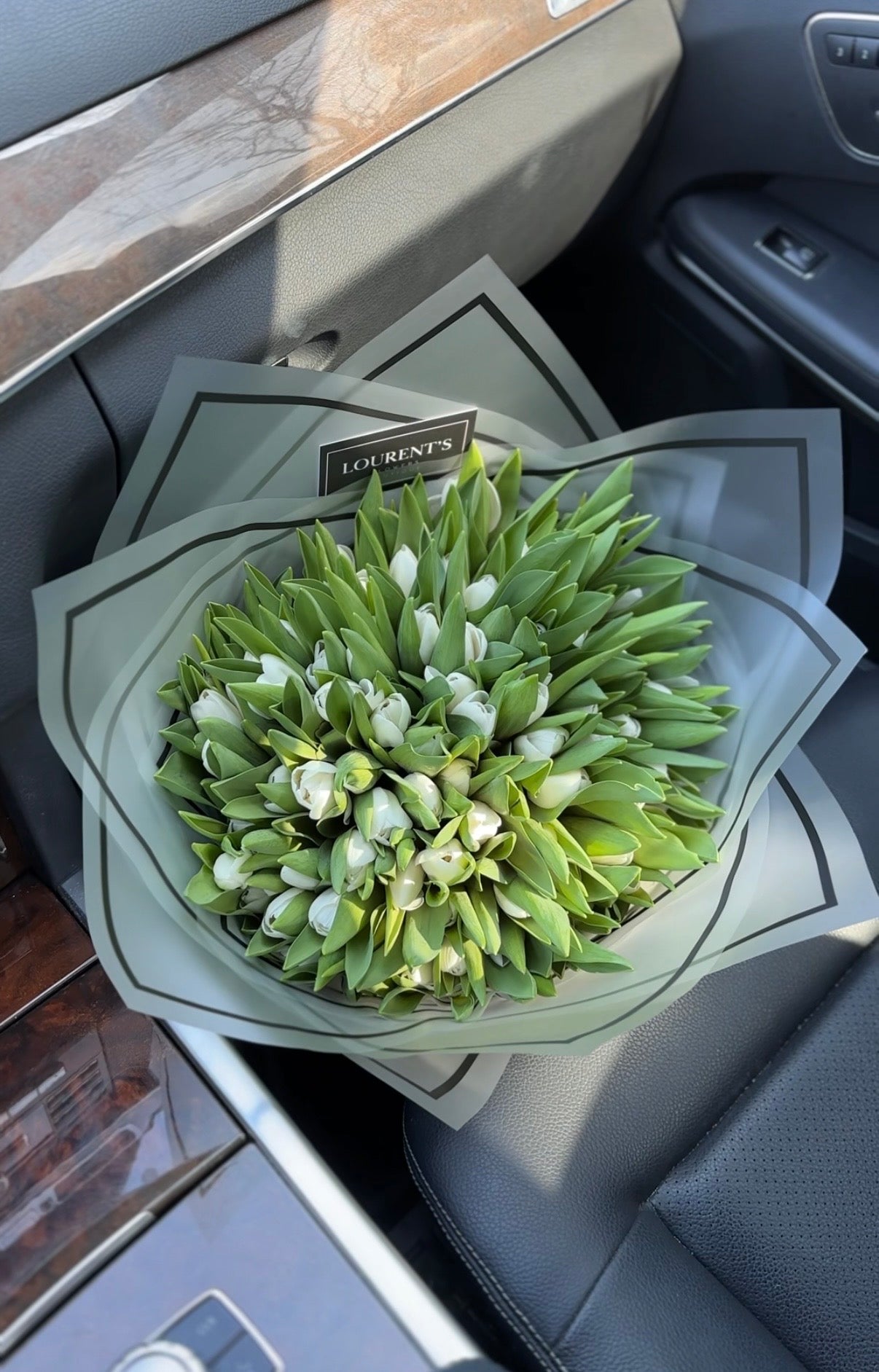 Bouquet of White Tulips