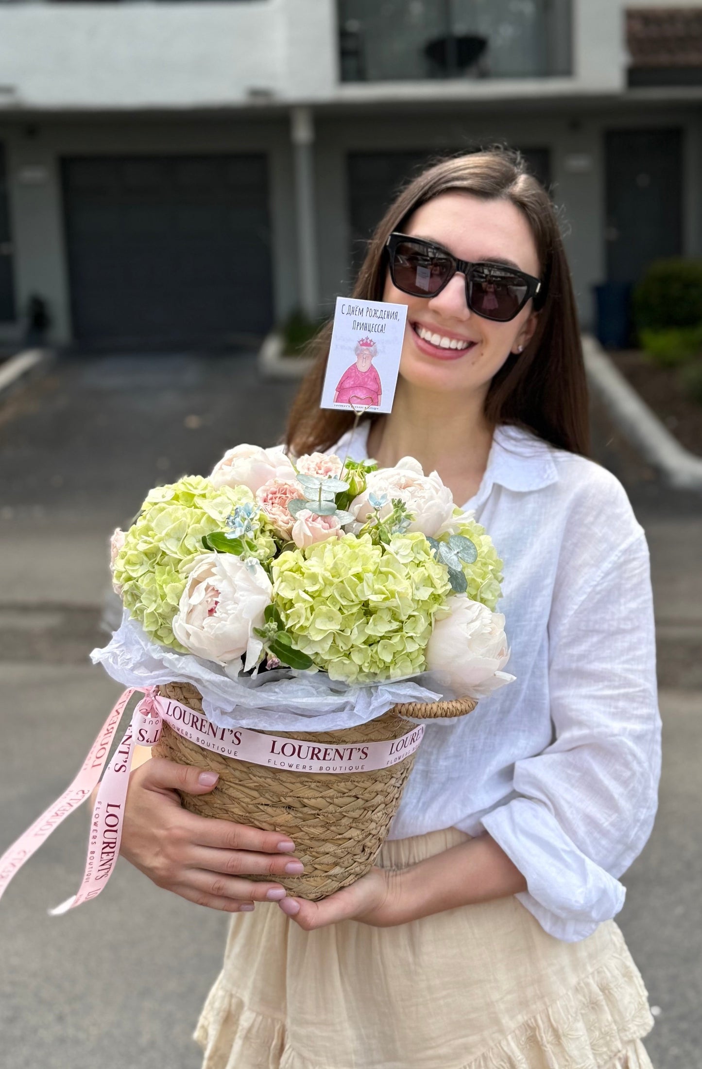Flower basket “Morning Light"