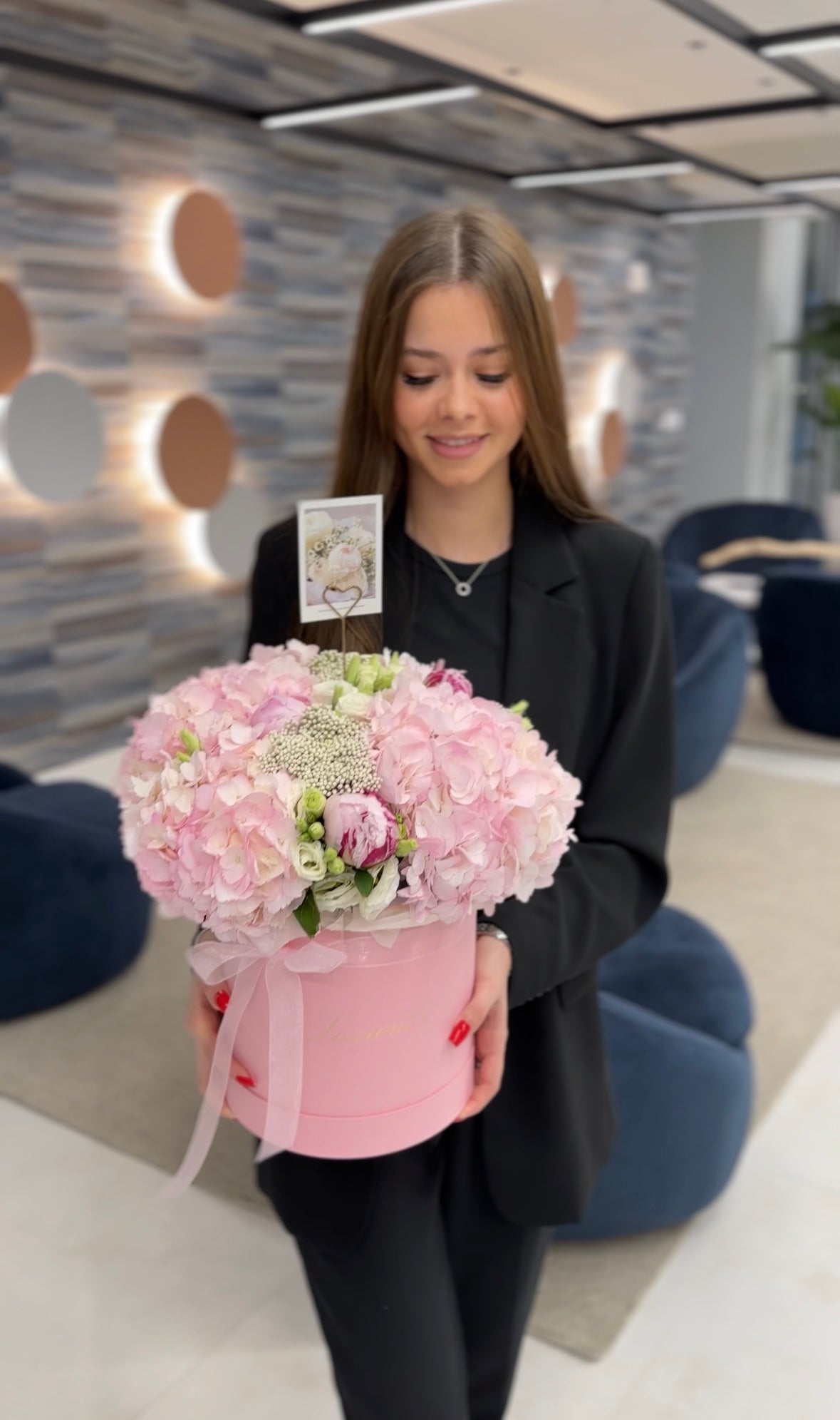 Flower box “Pink love”