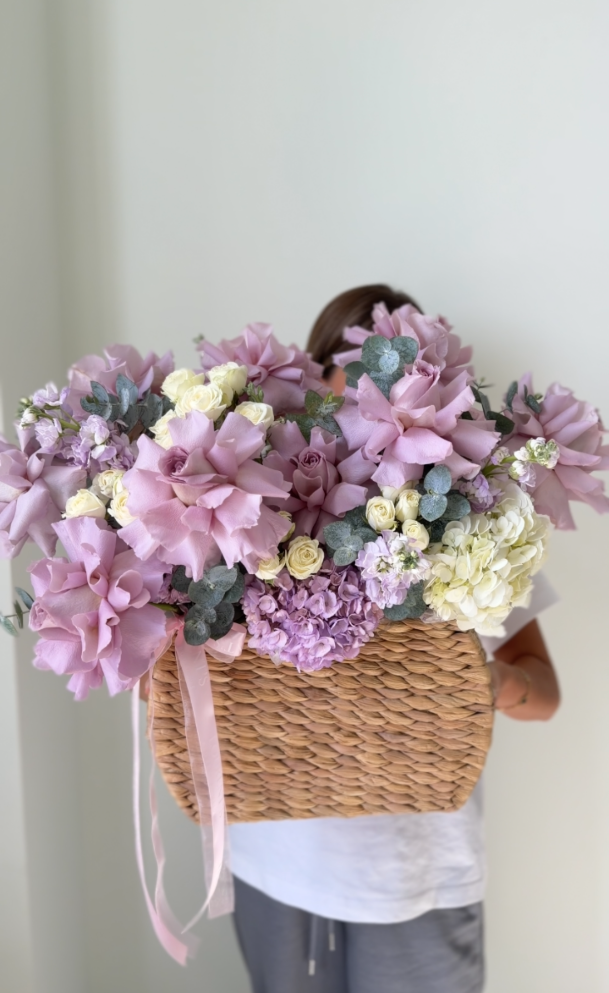 Flower Basket “Purple Elegance”