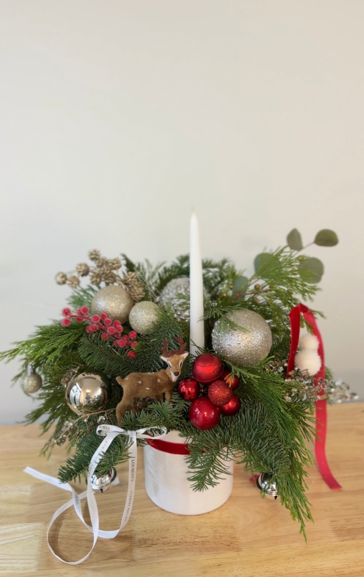 Christmas Candle Arrangement “Christmas Forest Magic”