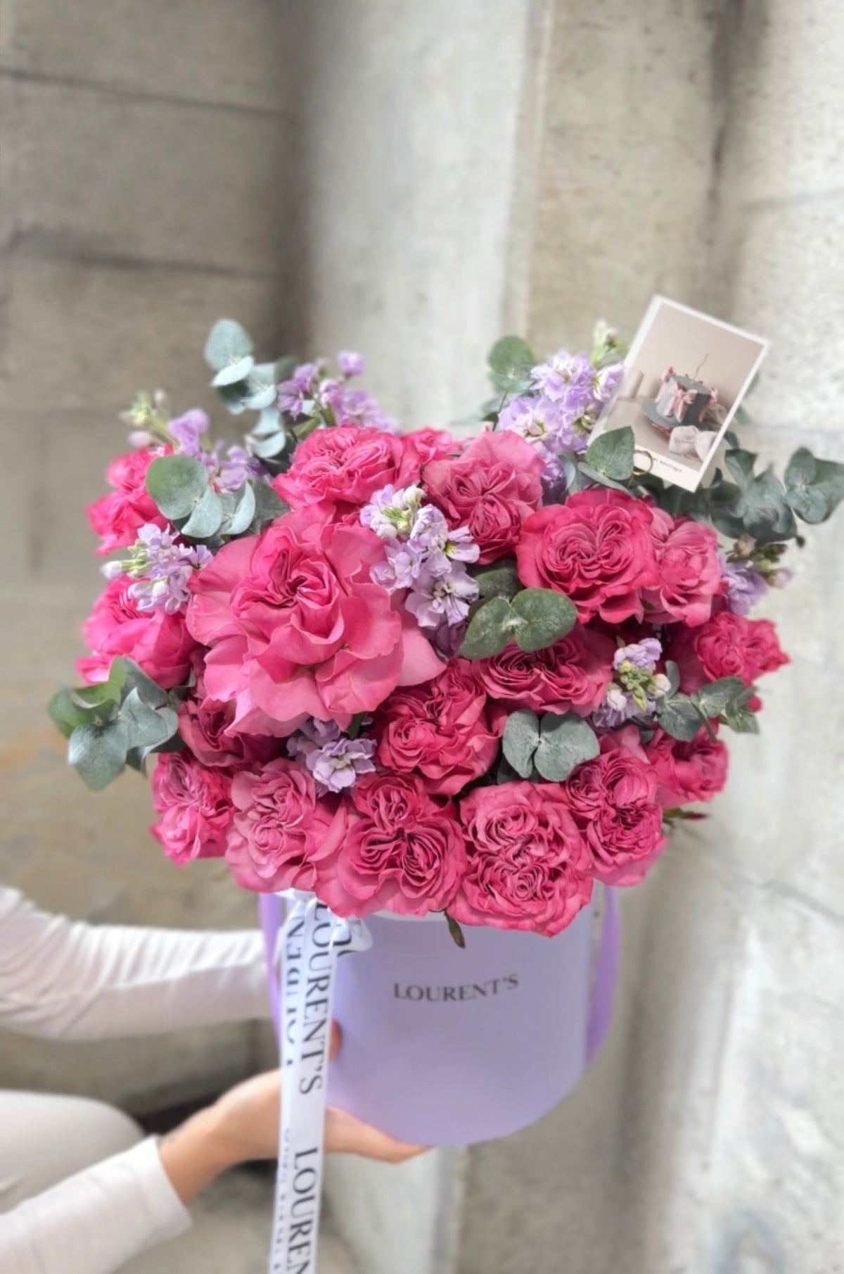 Country Blues Luxury Flower Box