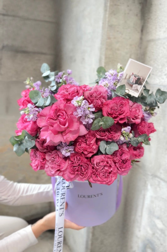 Country Blues Luxury Flower Box