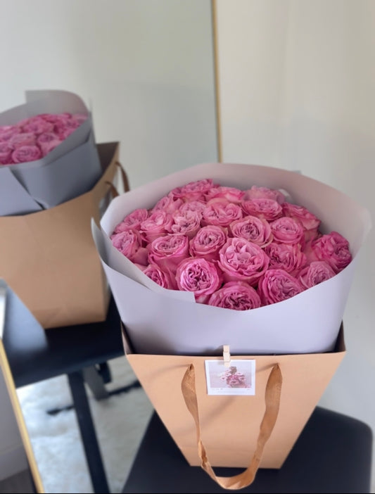 Bouquet “25 Purple O’Hara Roses”
