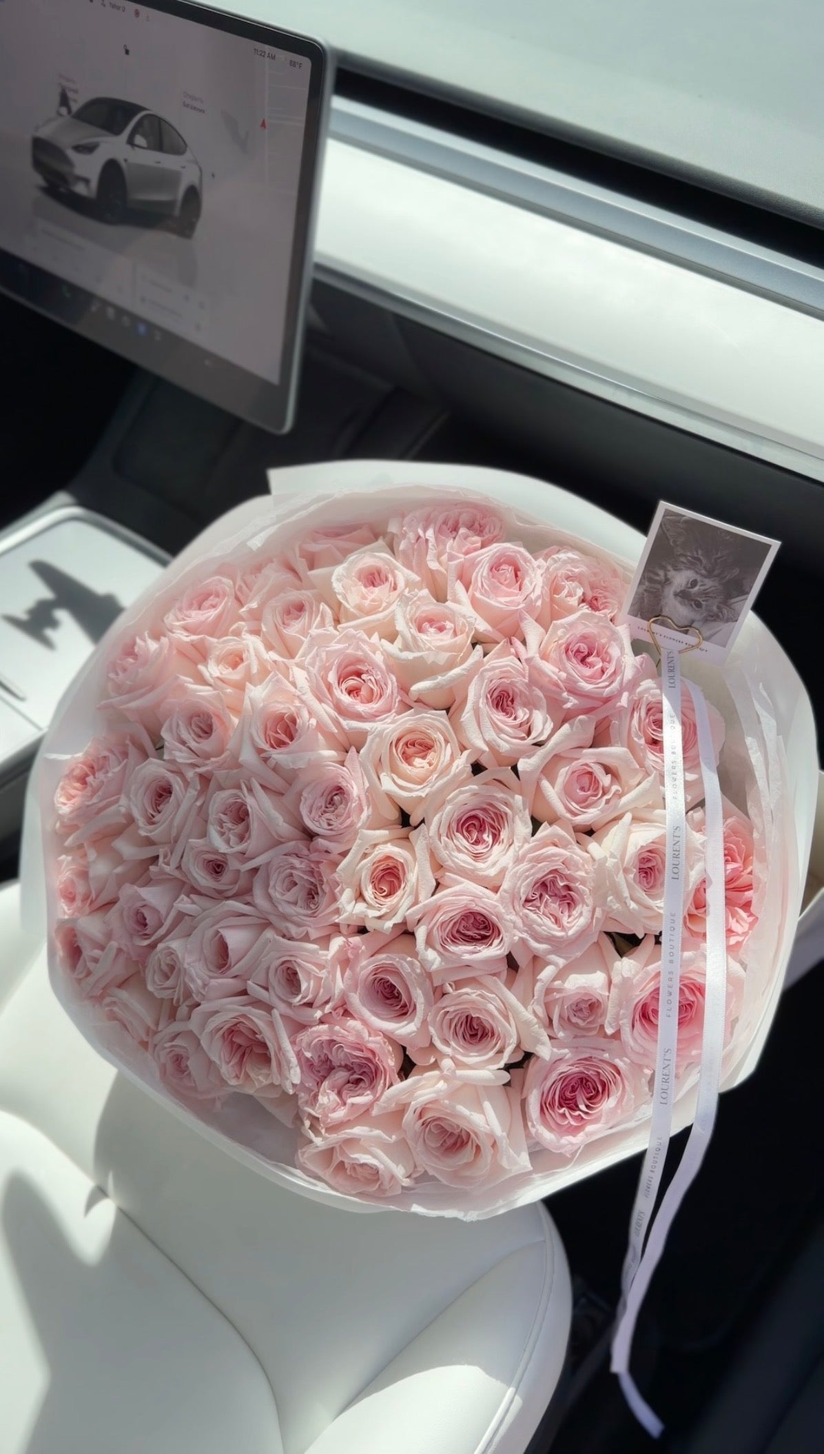 Bouquet “Pink O’hara Roses”
