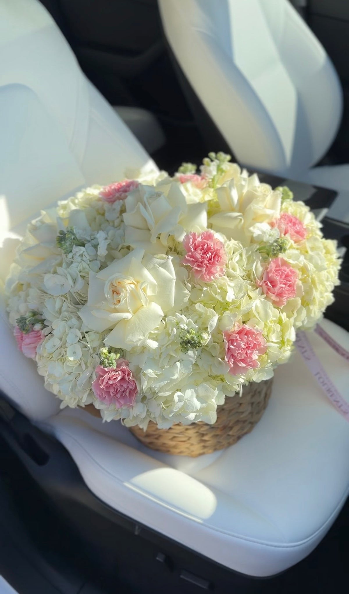 Blush & Ivory Garden Basket
