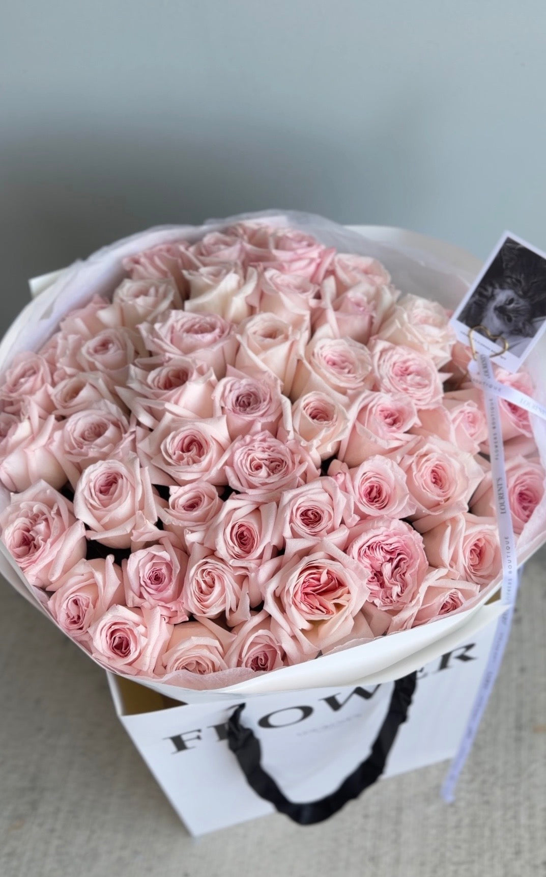 Bouquet “Pink O’hara Roses”
