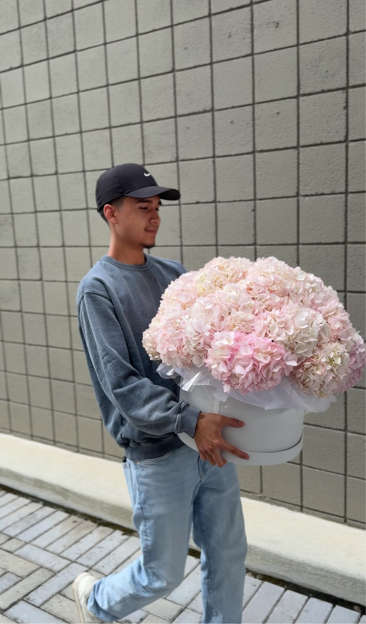 Flower box “Pink Cloud”