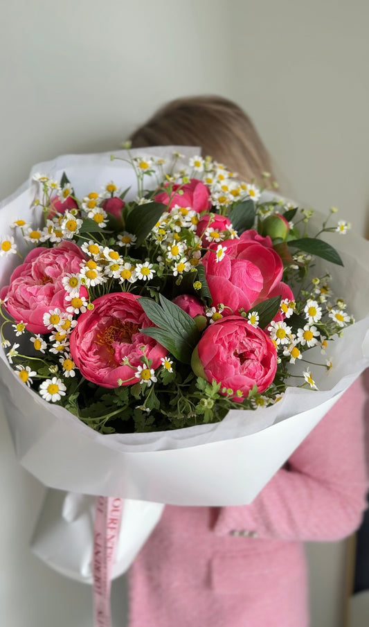 Bouquet “Coral Peonies”