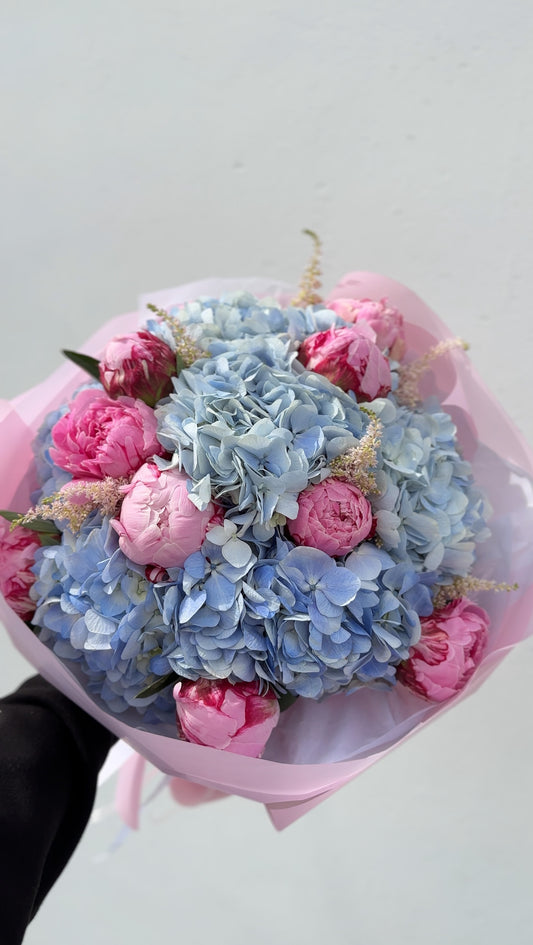 Bouquet “Blues & Pinks”