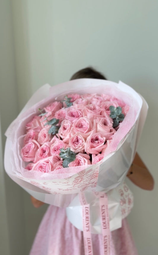Bouquet “Pink O’hara Roses”
