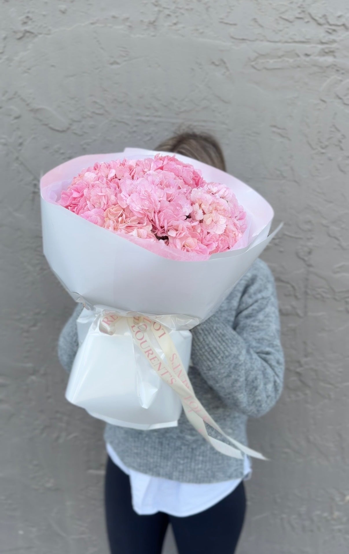 Bouquet “Pink Hydrangeas”
