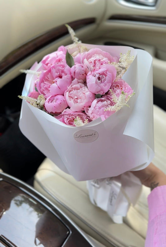 Bouquet Pink Peonies
