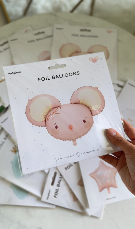 Pink Mouse Balloon