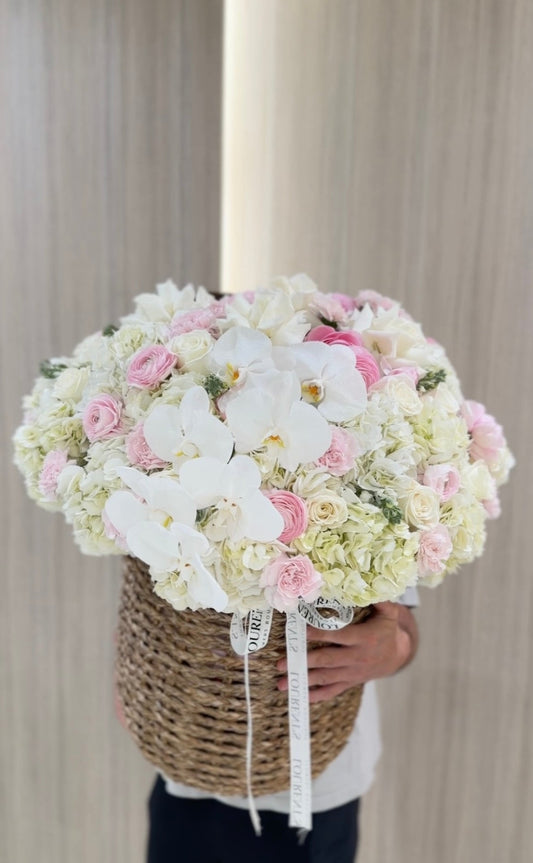 Blush Whisper Basket