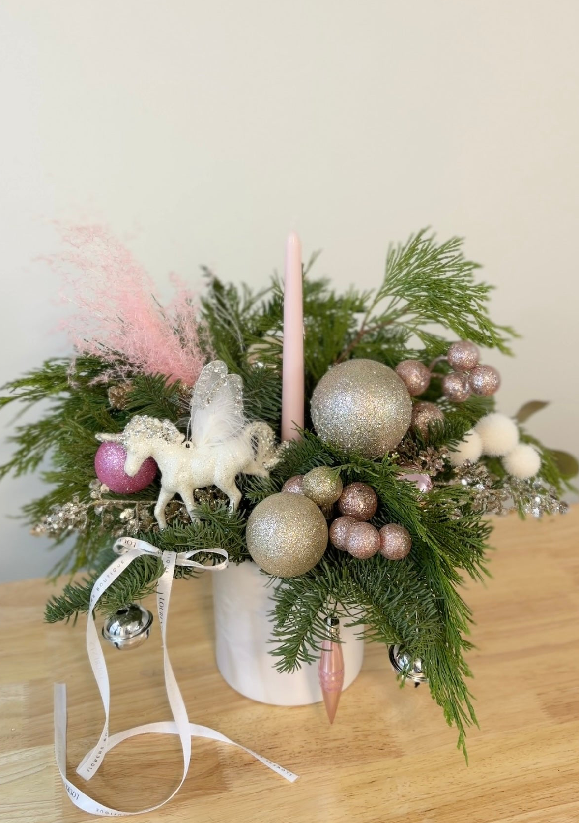 Christmas Candle Arrangement	“Unicorn Winter Dream”