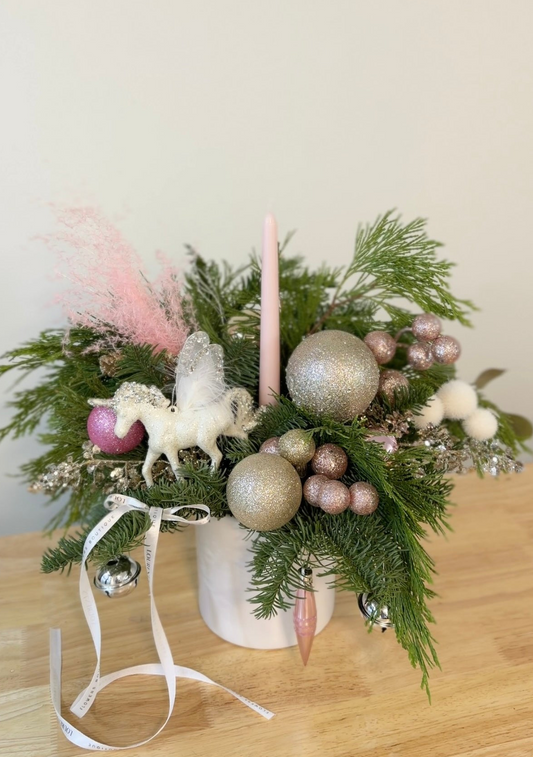Christmas Candle Arrangement	“Unicorn Winter Dream”