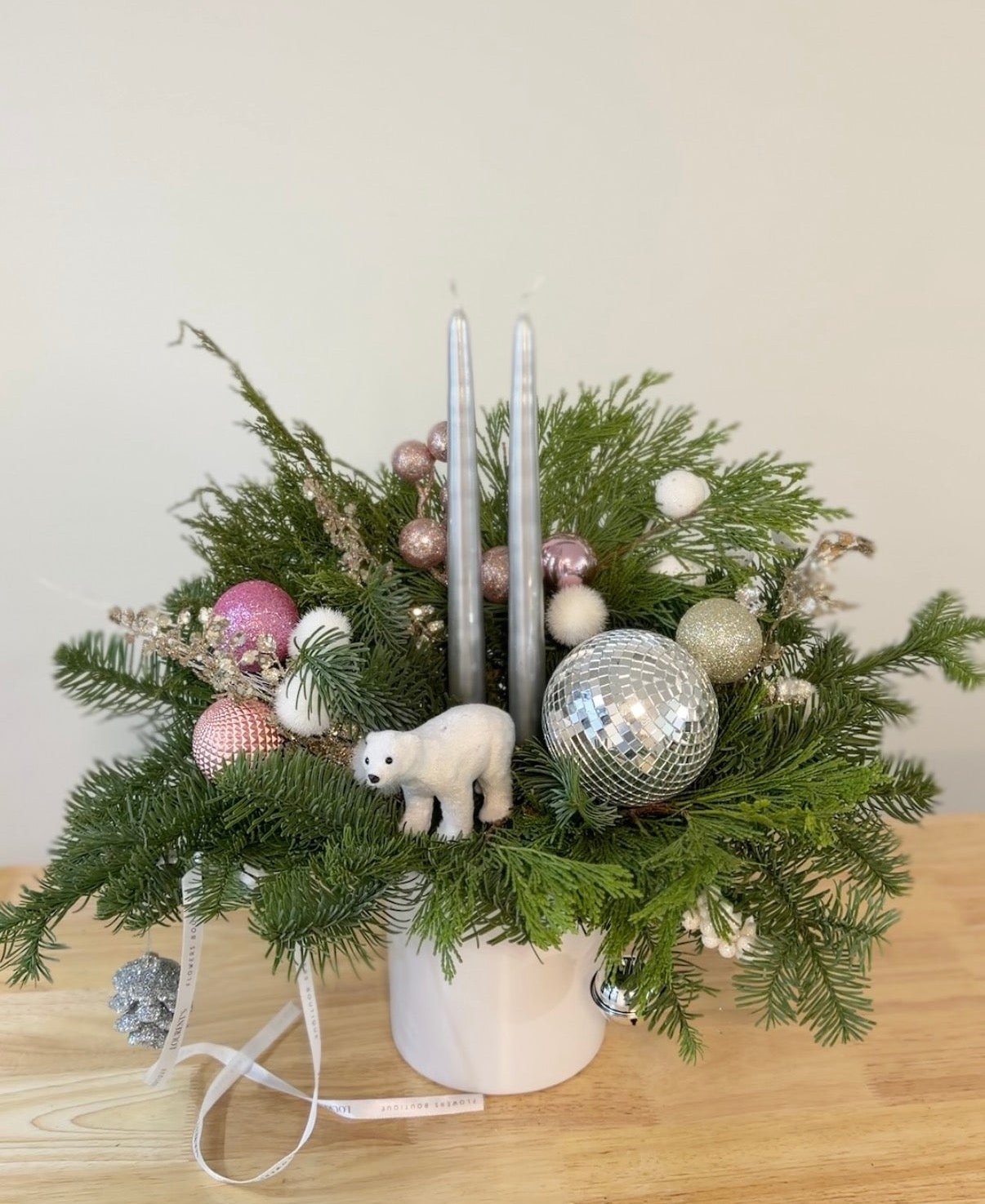 Christmas Candle Arrangement “Polar Winter Magic”