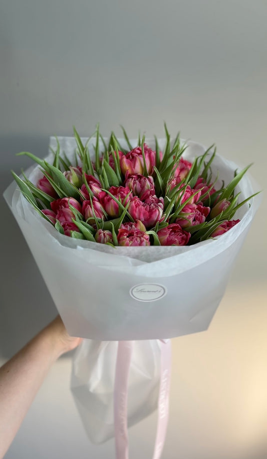 Bouquet “30 Double Tulips”