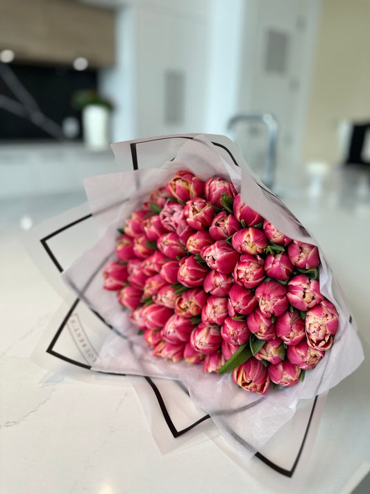 Bouquet “L’amour” 50 tulips